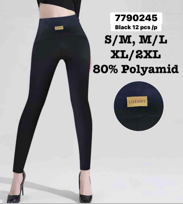 Legginsy damskie Roz S-2XL ,1 Kolor Paczka 12 szt
